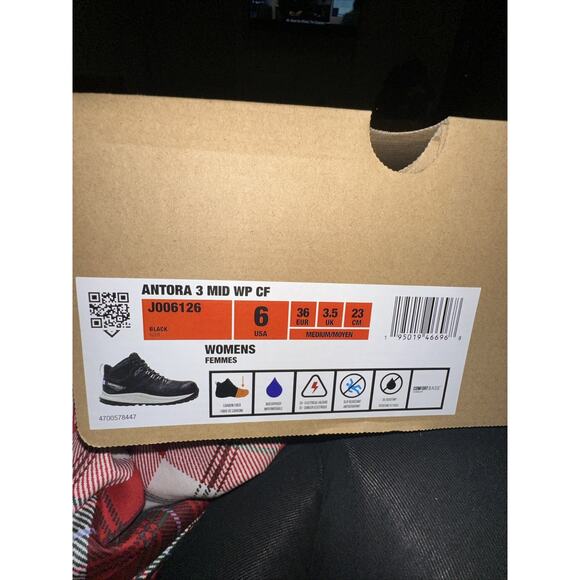 Merrell Women's Antora 3 Mid Waterproof Carbon Fiber Construction Boot Size 6 - Picture 5 of 7